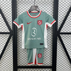 Camiseta y Pantalones para niños Atletico de Madrid Away 24/25