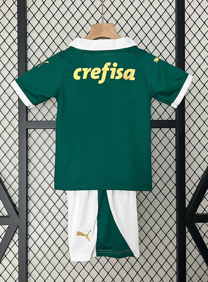 Camiseta y Pantalones para niños Palmeiras Home 24/25