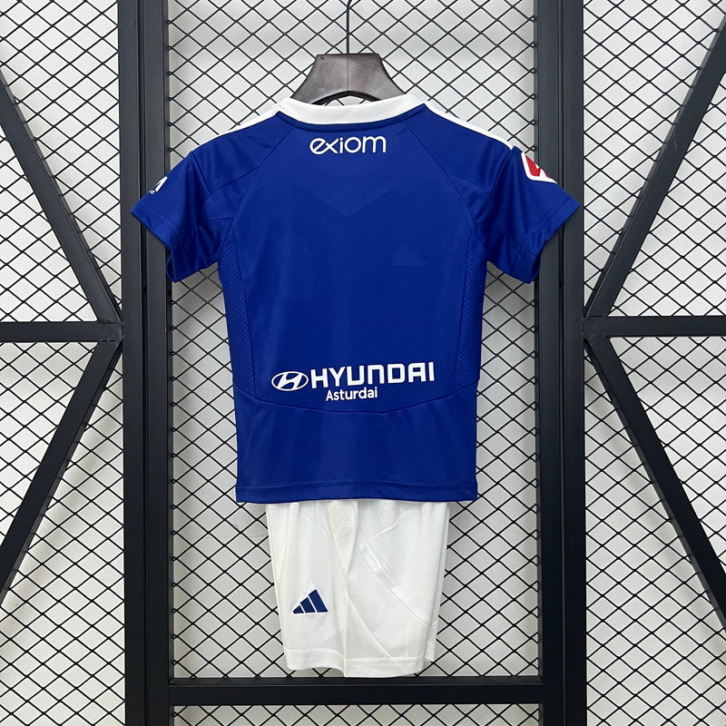 Camiseta y Pantalones para niños Real Oviedo Home 24/25