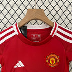 Camiseta y Pantalones para niños Manchester United Home 24/25