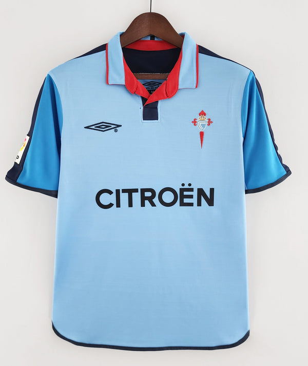 Camiseta RC Celta Retro 2002/2004 -  Con Parche LFP