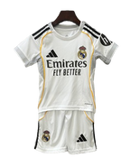 Camiseta y Pantalones para niños Real Madrid Home 25/26