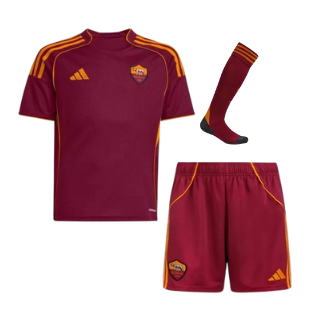 Camiseta y Pantalones para niños AS Roma Home 25/26 - Con Medias